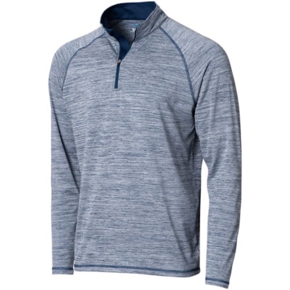 TGW Men's Heather Lightweight Raglan 1/4 Zip Golf Pullover - Picture 1 of 5